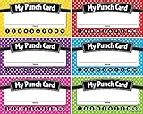 punch cards for business Número de porciones: Polka Dots Punch Cards