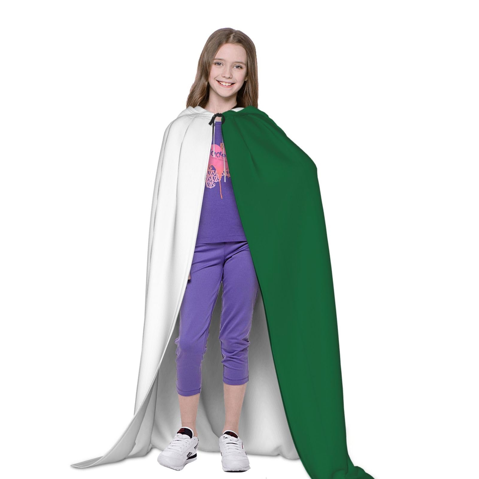 Cape imprimée drapeau de l'Algérie pour adolescent Cosplay, performance sur scène et cosplay quotidien en gros