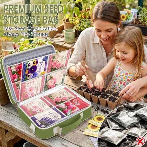 Libro de conservación de plantas impermeable con juego de sobres y 4 bolsillos de almacenamiento 3