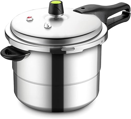 Household Aluminum Pressure Cooker Explosion-Proof Fast Cooker Pot for Gas Cooker Universal Color 96L