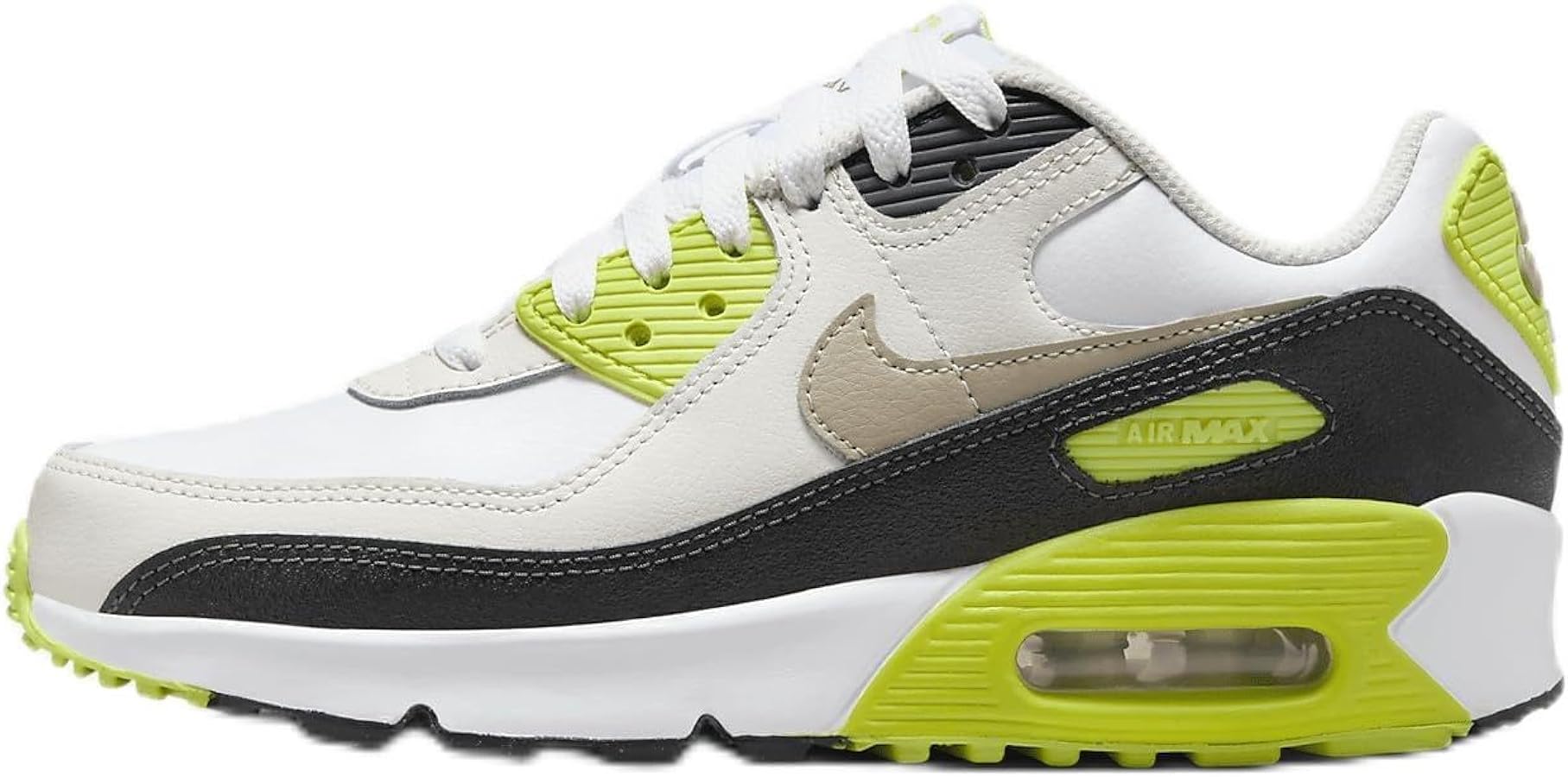Amazon.com | Nike Air Max 90 Big Kids' Shoes (HF6358-103, White