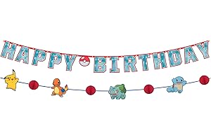 Captivating Pokemon Paper Party Banner Kit: Adorn Your Celebrations with Vibrant Pokemon Delights!
