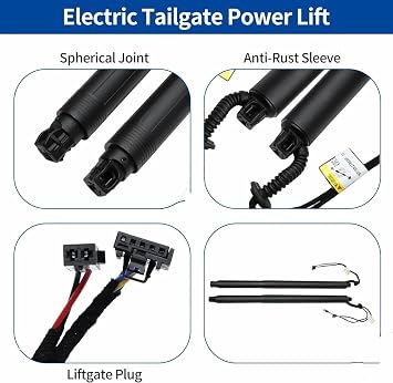 Electric Tailgate Gas Strut Rear Trunk Liftgate Power Hatch Lift Support Opener For Skoda For Octavia III COMBI 2012-2020 Electric Tailgate Gas Struts 5E9827851F Electric Tailgate Strut(Left)