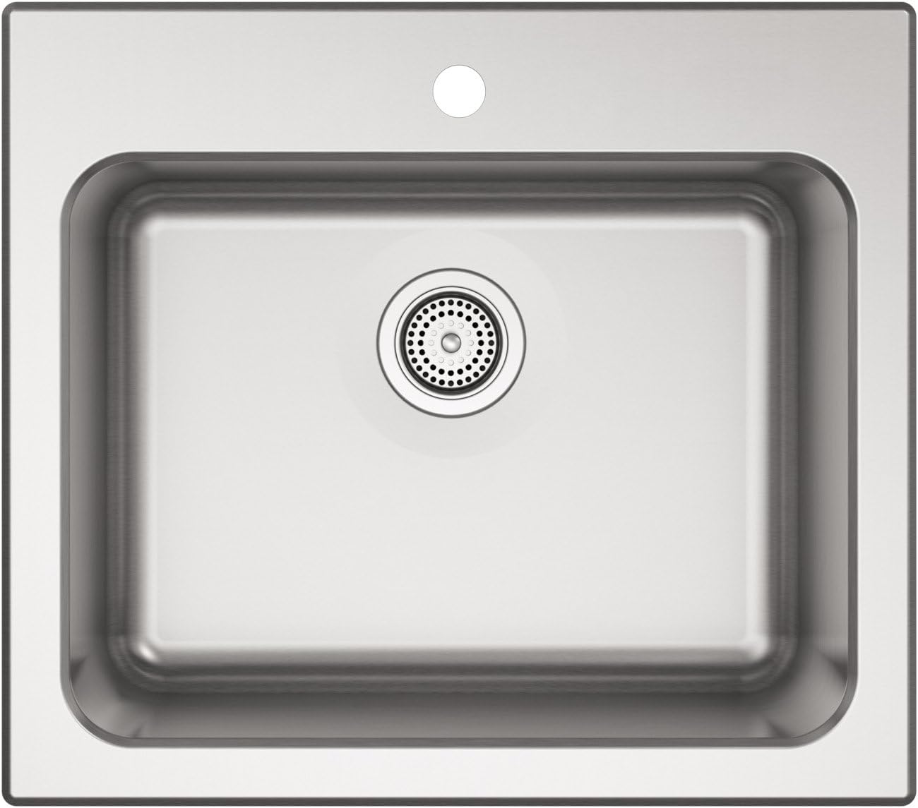 Black Friday Sale 2022 KOHLER K-5798-1-NA Ballad 25-Inch x 22-Inch Top-Mount Utility Sink with Single Faucet Hole, Stainless Steel Flash Deals - 40% OFF KOHLER K-5798-1-NA Ballad 25-Inch x 22-Inch Top-Mount Utility Sink with Single Faucet Hole, Stainless Steel