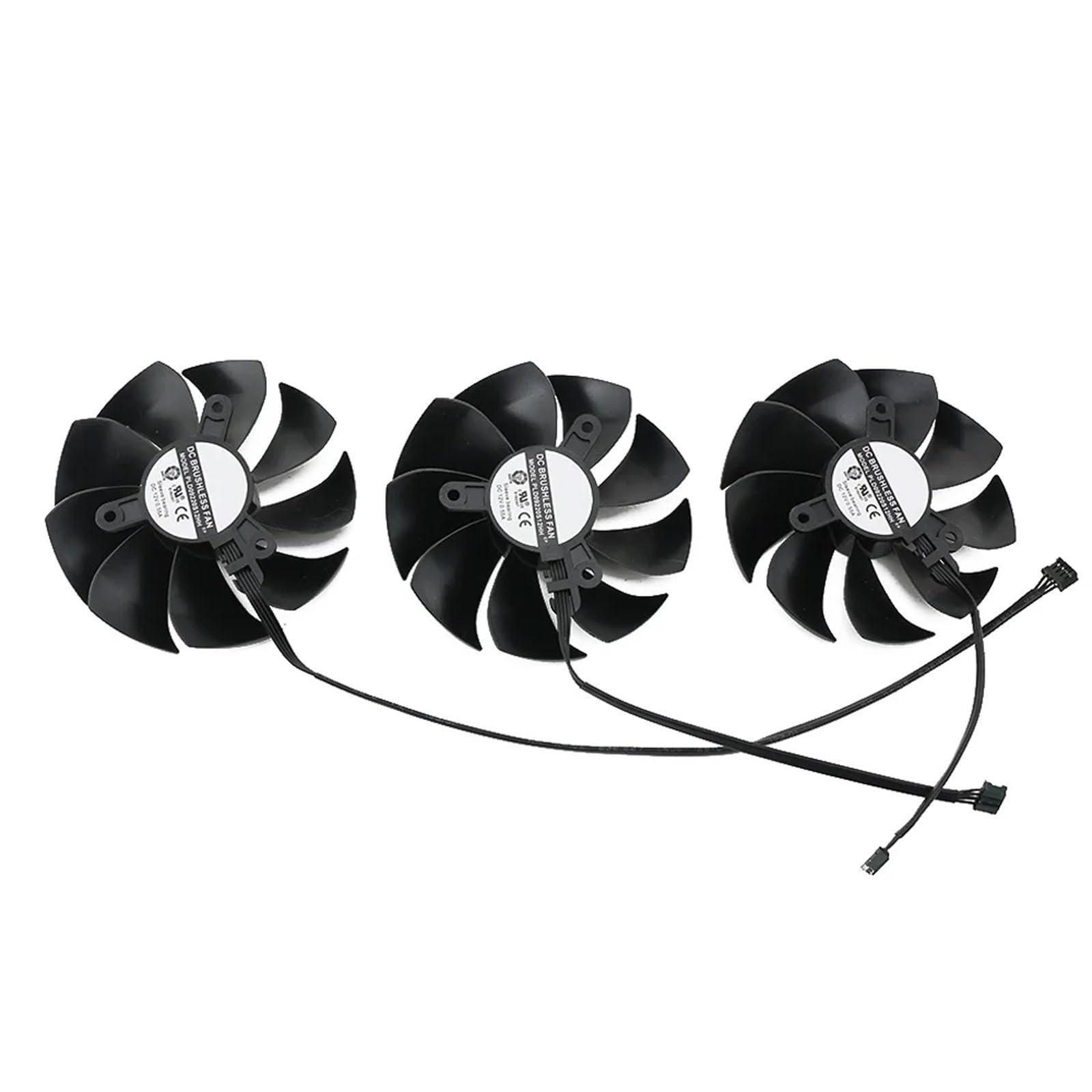 Ventilateur De Remplacement Pour Carte Graphique EVGA RTX 2060 Super / 2070 / 2080 / 2080 Ti XC Ultra - Diamètre 87mm - Connecteur 4 Broches