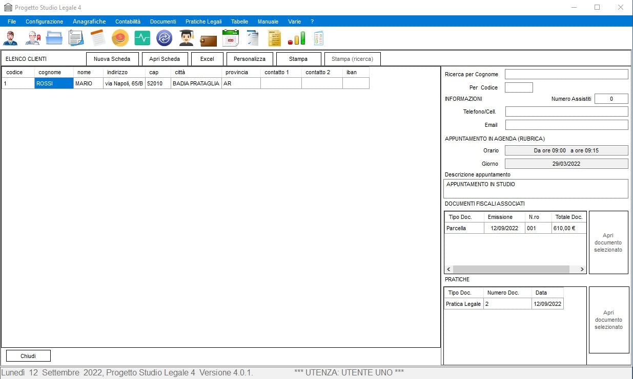 Progetto Studio Legale 4 - Il software completo per la gestione degli studi legali