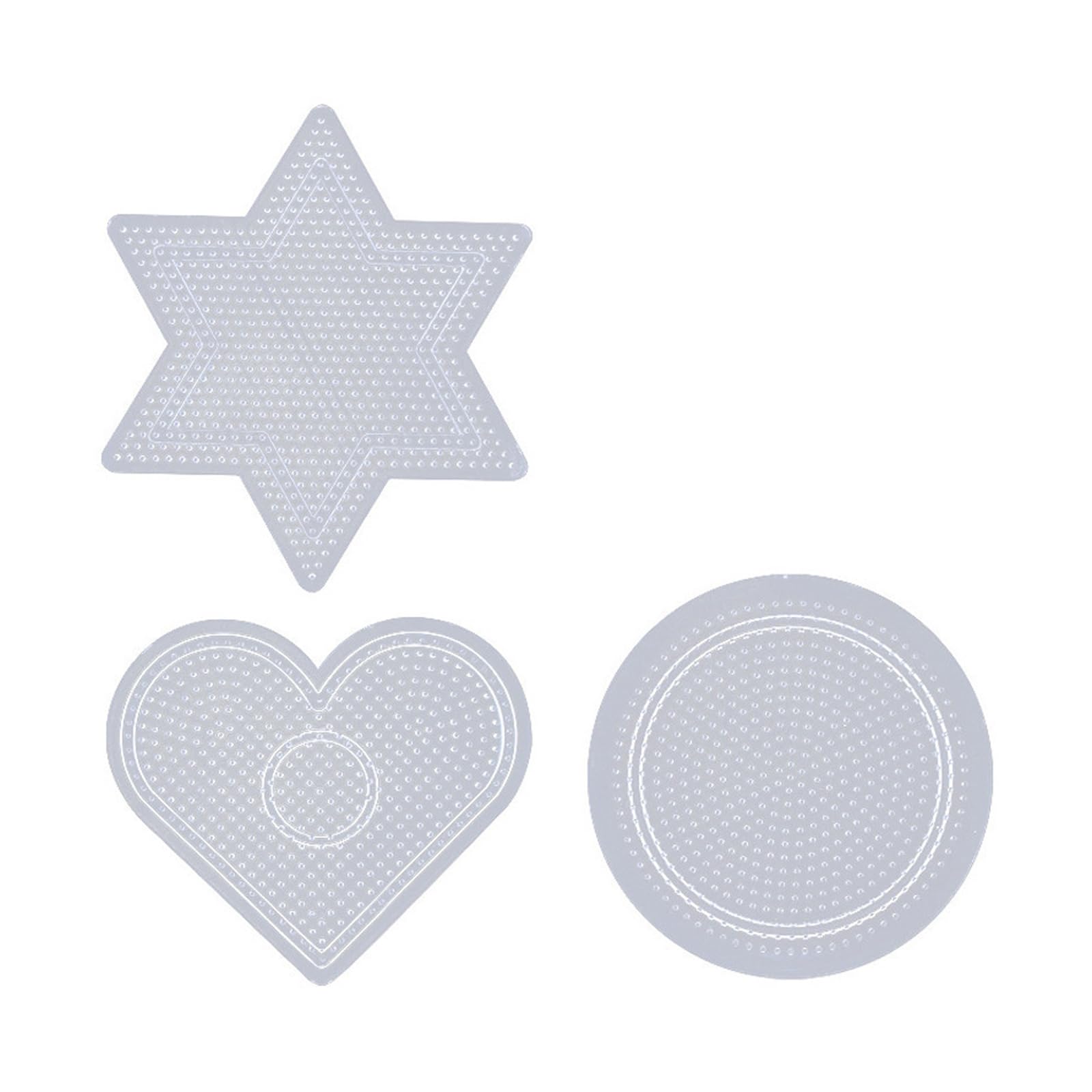 Piceioep Sturdy Clear Fusing Sheet for Bead Projects with Heat Resistance Clear Ironing Sheet