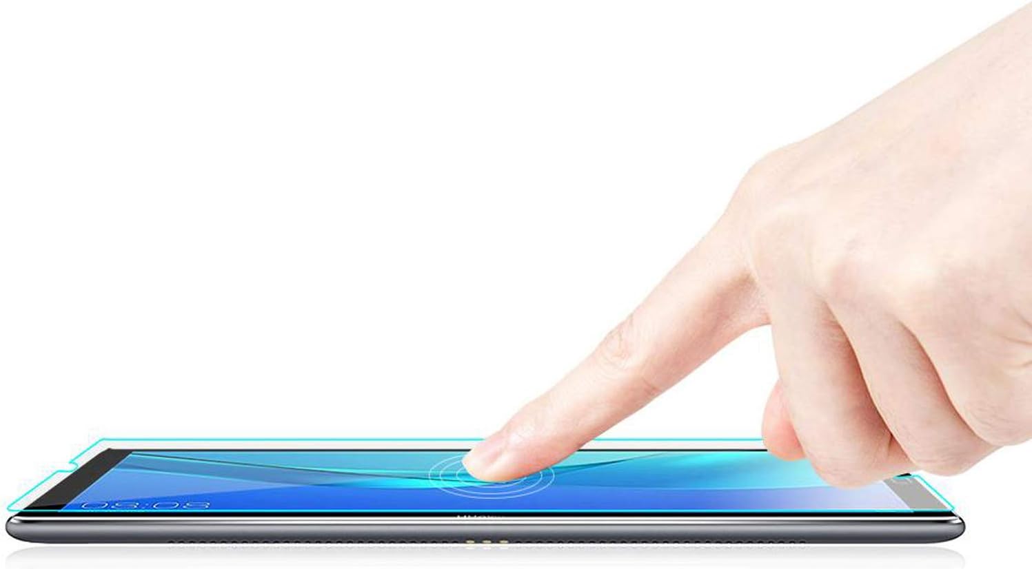 Lobwerk 2x Screen Protectors for Huawei MediaPad M5 10.8 Inch Screen Protector Film Clear Transparent Anti-Fingerprint transparent clear - Image 5