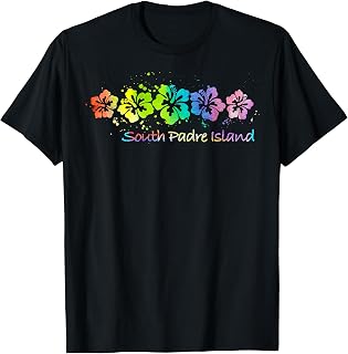 South Padre Island, TX Watercolor Beach & Surf T-Shirt