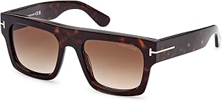Tom Ford FAUSTO FT 0711 DARK HAVANA/LIGHT BROWN SHADED 53/20/145 unisex Sunglasses Price In India