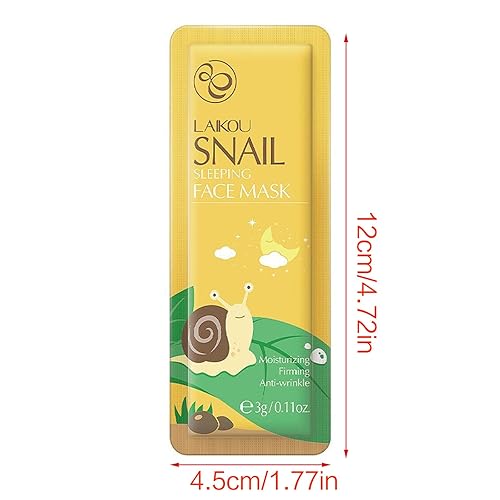 Miniatura 6 de Máscara hidratante, antiarrugas, colágeno, hidratante, para dormir, iluminadora, antienvejecimiento, 20 unidades, kit de cuidado de la piel de