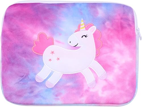 Funda protectora de 9 a 11 pulgadas para computadora portátil de conejo, unicornio, funda protectora para tablet, bolsa de almacenamiento con