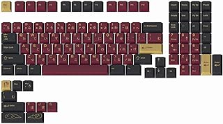 DROP + Redsuns GMK Red Samurai Keycap Set for Full-Size Keyboards - Compatible with Cherry MX Switches and Clones (1800 Layout 113-key Kit)
