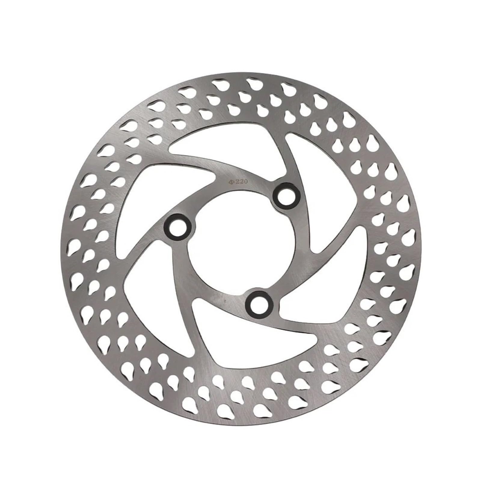 Dischi Freno Anteriori E Posteriori Universali Da 220 Mm Per Moto Scooter, 70 Mm*3 Fori, Parti Modificate Disco Freno Parti Rotori Freno(1 pcs)