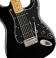 Vista 7 de Squier Classic Vibe 70s Stratocaster Guitarra eléctrica, con garantía de 2 años, negra, diapasón de madera de arce