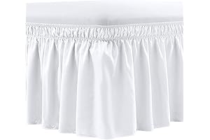 Queen Sized Dust Ruffles, Easy Fit Wrap Around Bed Skirts
