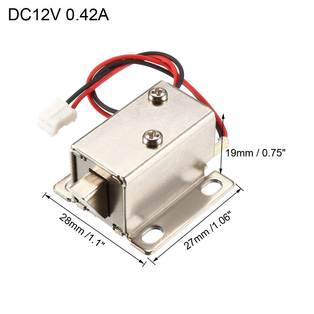 Amazon.co.jp: XYWHPGV DC 12V 0.42A6mmミニ電磁ソレノイドロック