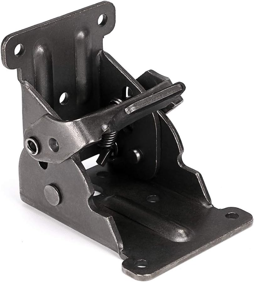 Skelang 2-Pack Folding Brackets, Lock Extension Hinge, Foldable Leg Brackets Hardware for Table, Workbench, Platform