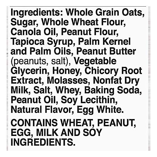 Nature Valley Soft-Baked Oatmeal Squares, Peanut Butter, 6 ct, 7.44 oz (Pack of 8)