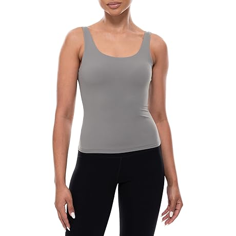 LAVENTO Women's Double Layer Tank Top