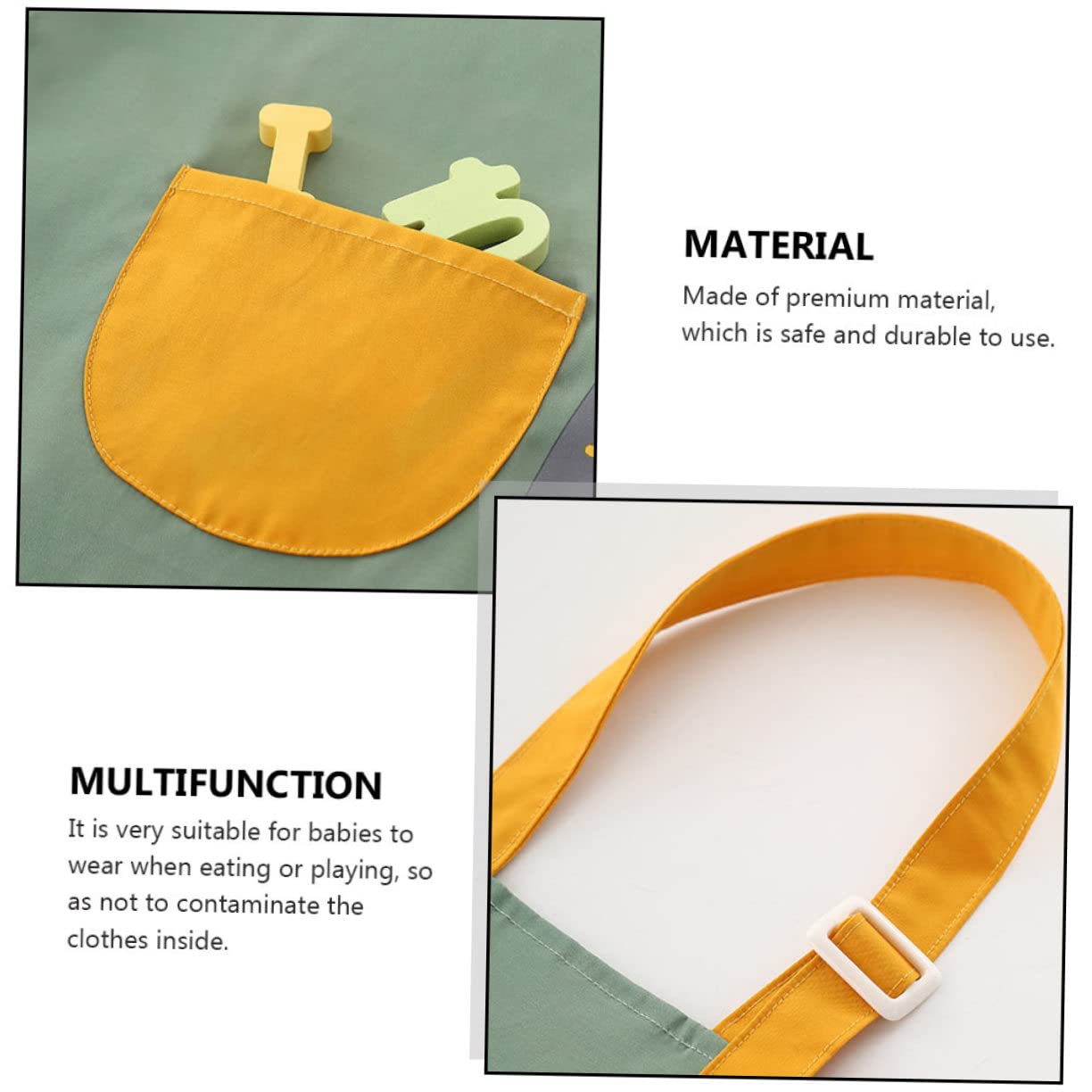Kisangel 3 Piezas Delantal De Bebé Delantal De Chef Para Niños Para Hornear De Cocina Para Niños Bata De Pintura Para es De Arte Escolar De Pintura Para