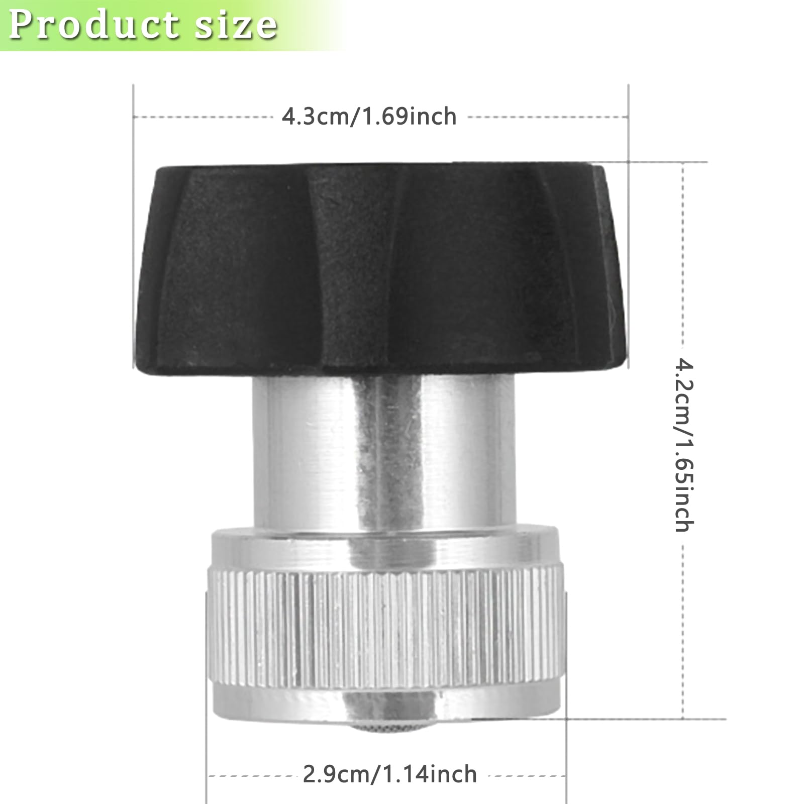 Electric Pressure Washer Coupler, Garden Hose Adapter,3/4inch Pressure Washer Metal Connect Fitting