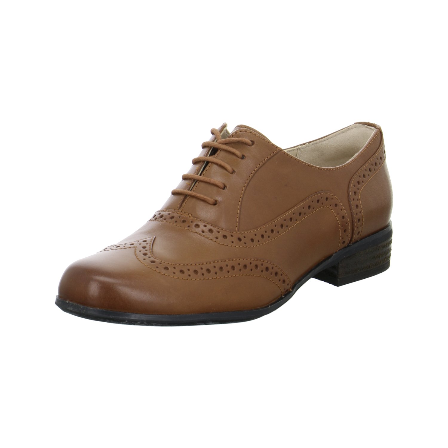 Clarks Womens Casual Clarks Hamble Oak Leather Shoes, Brown (dark Tan Lea)*6.5 UK