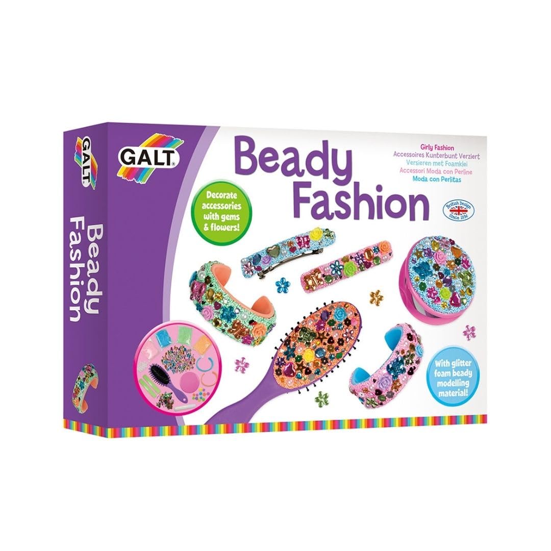 Galt Toys, Beady Fashion, Kids' Craft Kits, Ages 6 Years Plus