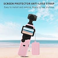 Vista 6 de Funda de silicona Pocket 3 para DJI Osmo Pocket 3, funda protectora de lente resistente a los arañazos Funda compatible con DJI OSMO Pocket 3