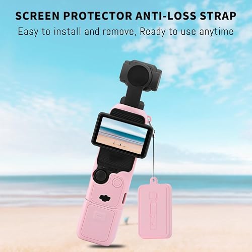 Miniatura 6 de Funda de silicona Pocket 3 para DJI Osmo Pocket 3, funda protectora de lente resistente a los arañazos Funda compatible con DJI OSMO Pocket 3