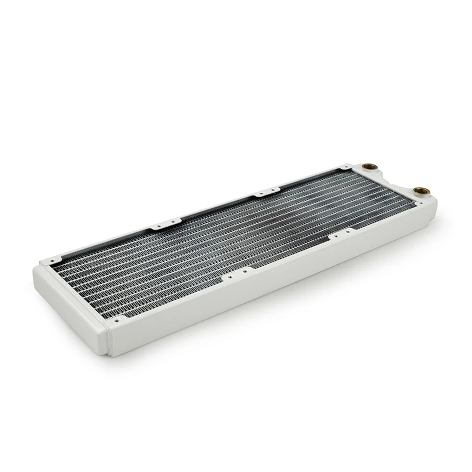 Radiateur 360mm en cuivre blanc avec 12 canaux d'eau G1/4