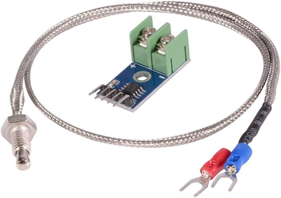 DollaTek MAX6675 Module Mini Board with SPI Interface + K Type Thermocouple Temperature Sensor 0~600C for K Type Thermocouple