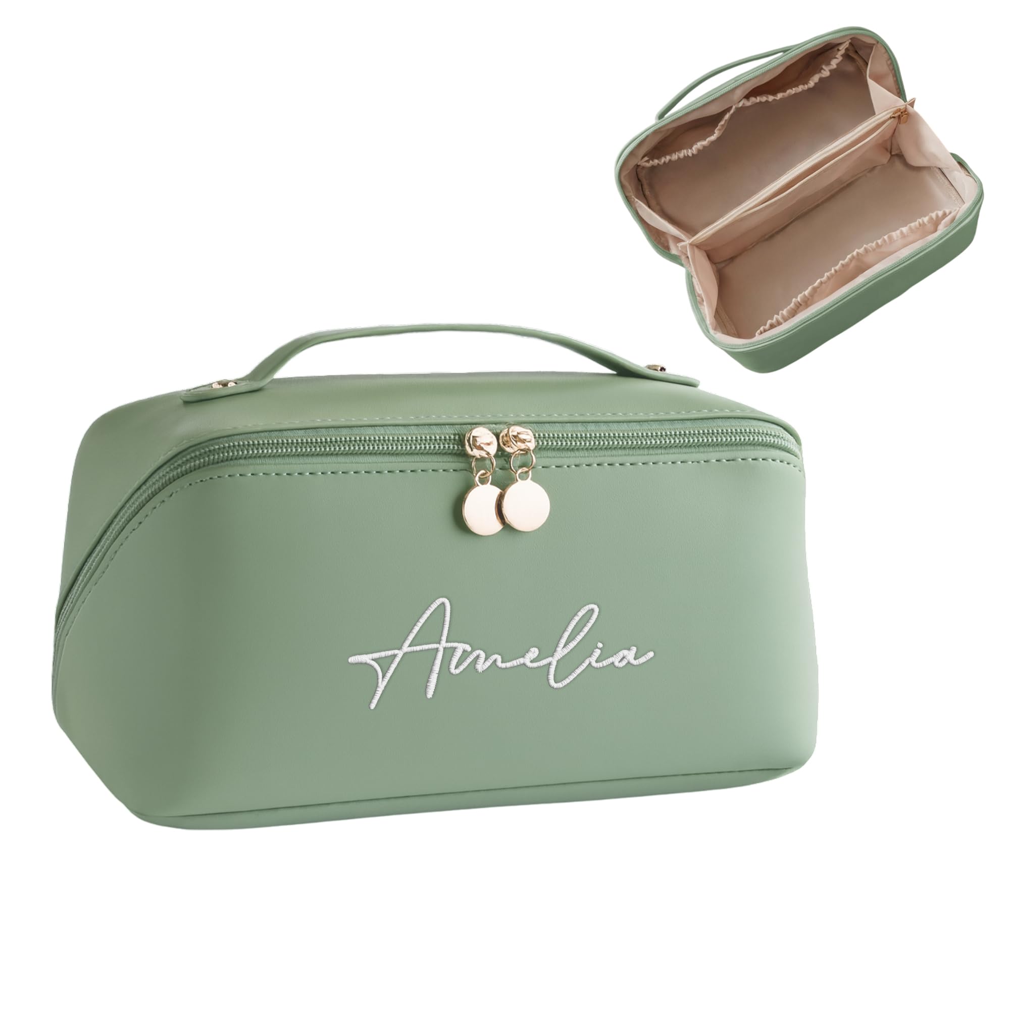 Borsa da viaggio personalizzata, Verde, Personalizza