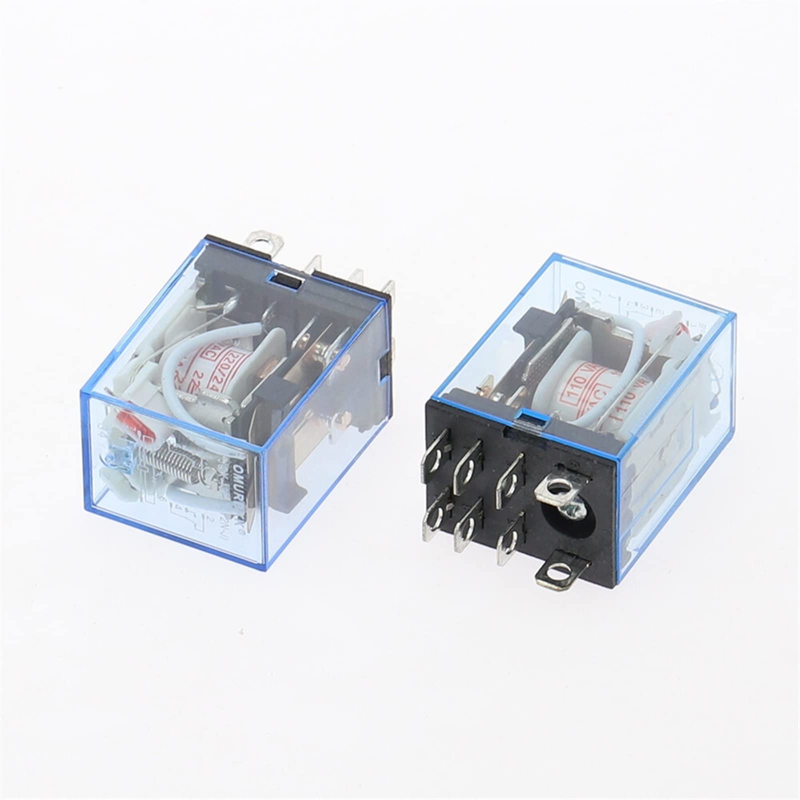 SAITOM 1 Pz HH62P HHC68A-2Z Elettronico Micro Mini Relè Elettromagnetico 10A 8PIN Bobina DPDT DC12V 24 V AC110V 220 V (Size : AC 12V)