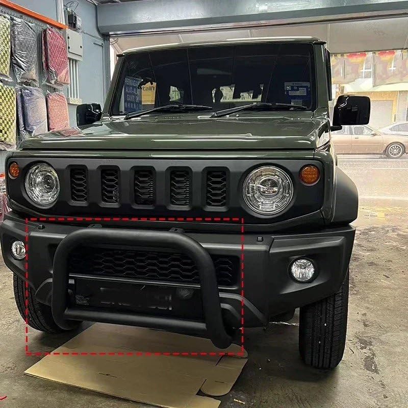 Parachoques trasero para Suzuki Jimny con acabado plata Rear Silver premium 4