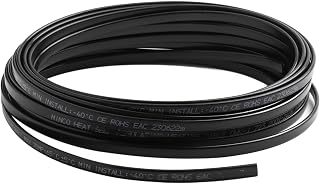 Self-Regulating Heating Cable 50m for Pipe Deicing and Roof Snow Melting, 20W/M Freeze Protection Heating Belt for Drinking Water and(10M.)