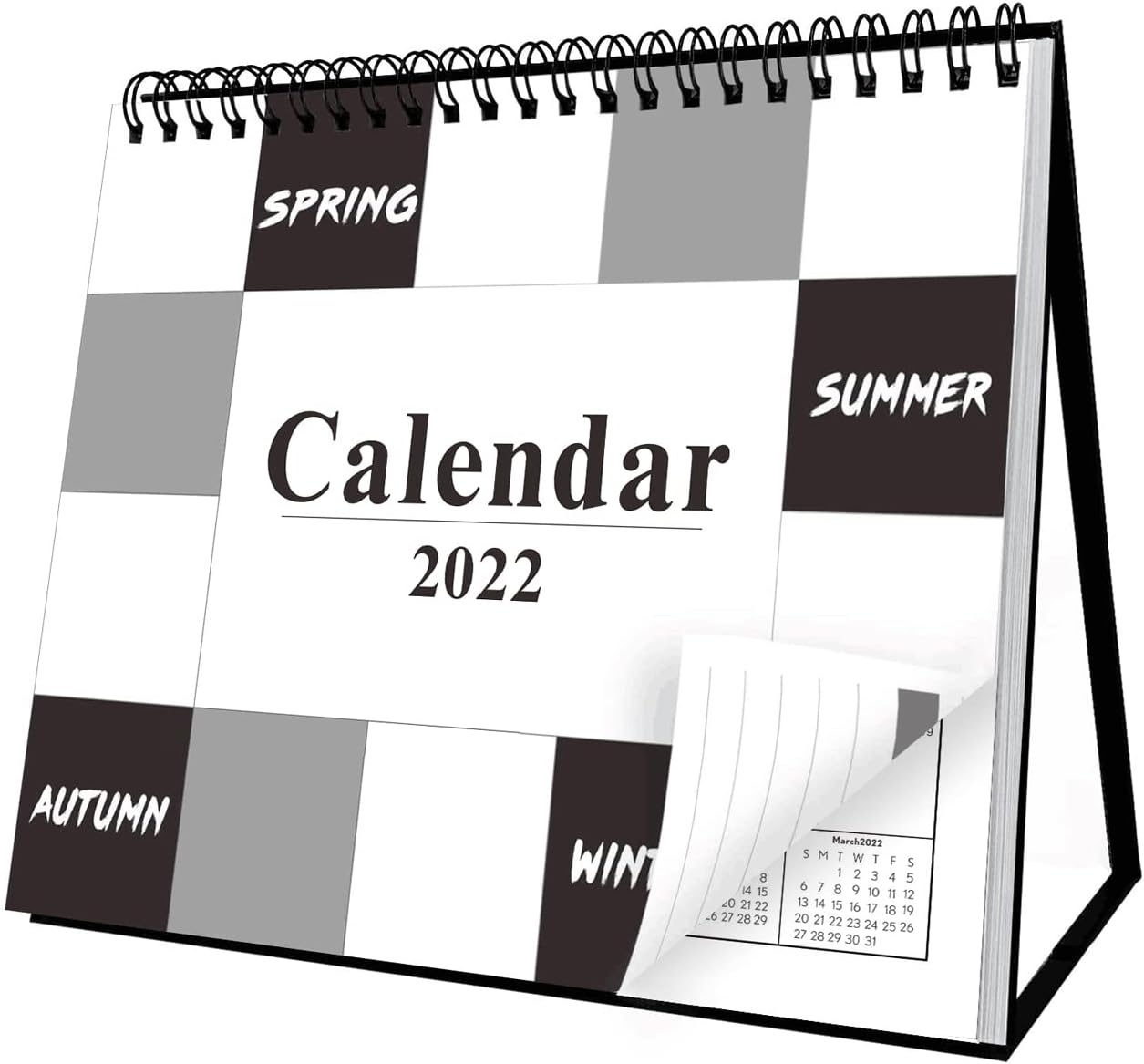 Calendar 2022 Small Desk Calendar 2022, 8" x 6" Standing Desk