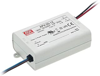 MEAN WELL Constant Voltage Mode Switching Power Supply, 24VDC 1050mA 25 Watt - APV-25-24
