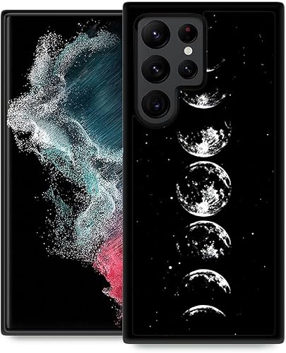 DAIZAG Funda compatible con Samsung Galaxy S23 Ultra, Crescent Moon para hombre y mujer, protección a prueba de golpes y arañazos TPU para Samsung
