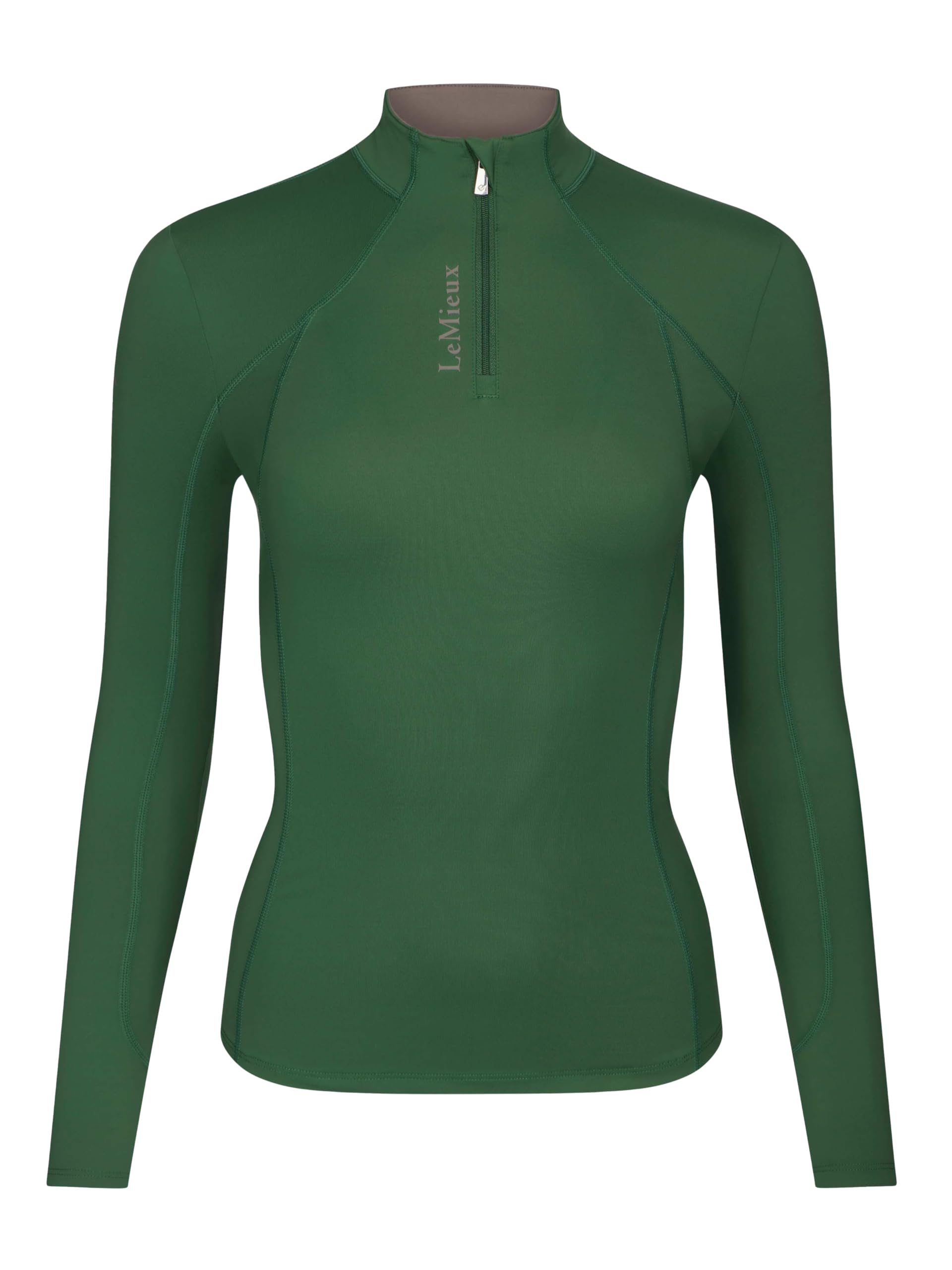 LeMieux Classique Womens Long Sleeve Base Layer - Hunter Green Size: 1