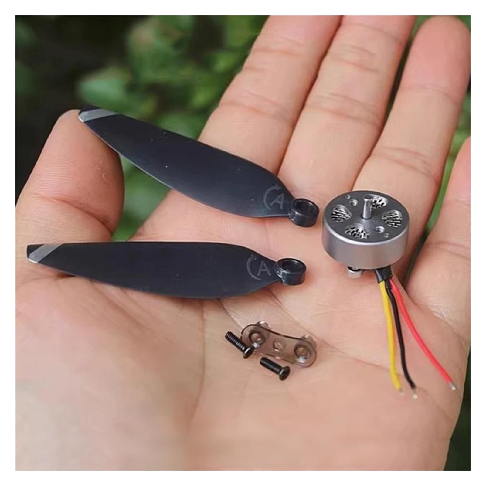 3/5/10 pezzi 2750KV Mini 18mm Motore brushless trifase ad alta velocità 2S-3S Albero da 2 mm for modello di aereo RC Drone FPV Quadcopter per generatore fai da te(10PCS,Motor A)
