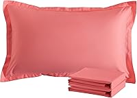 Vista 31 de NTBAY Fundas de almohada estándar, paquete de 2 fundas de almohada de microfibra cepillada de 20 x 26 pulgadas, súper suaves y acogedoras
