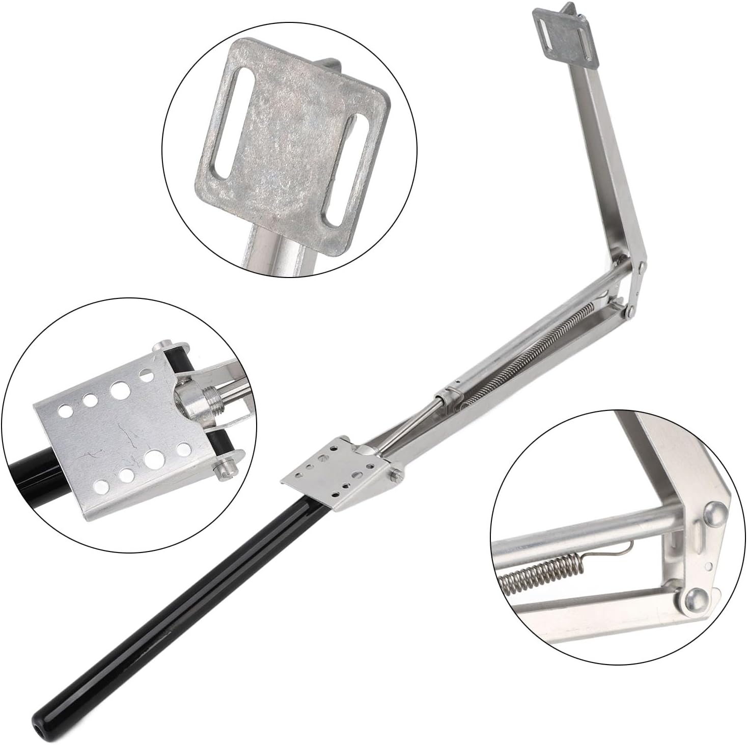 AYNEFY Automatic Greenhouse Vent Opener,2Pcs Aluminum Alloy Greenhouse Window Opener Stay Roof Vent Opener Bar for Farm Greenhouses Ventilation Supplies