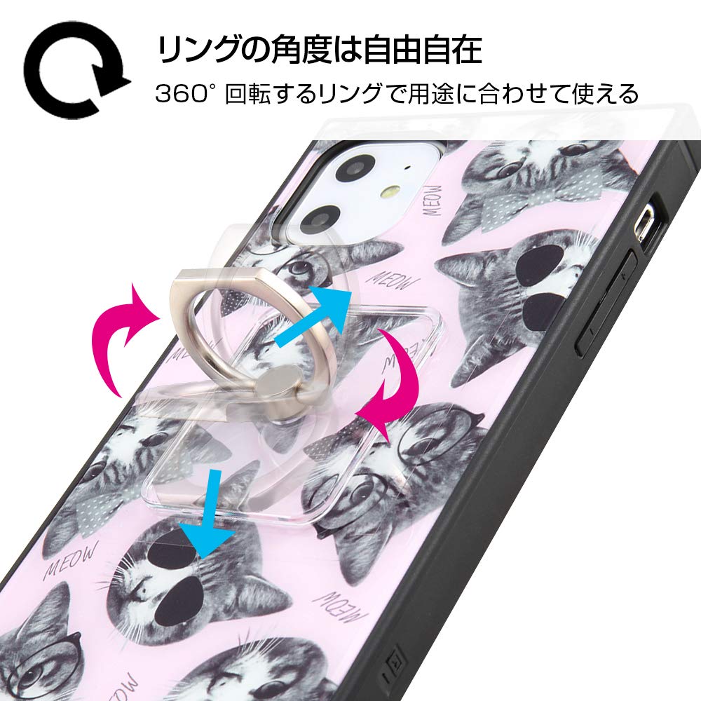 ぎっしりかすみ草のスマホリング　bluegraymix ぎっしりかすみ草のスマホリング bluegraymix