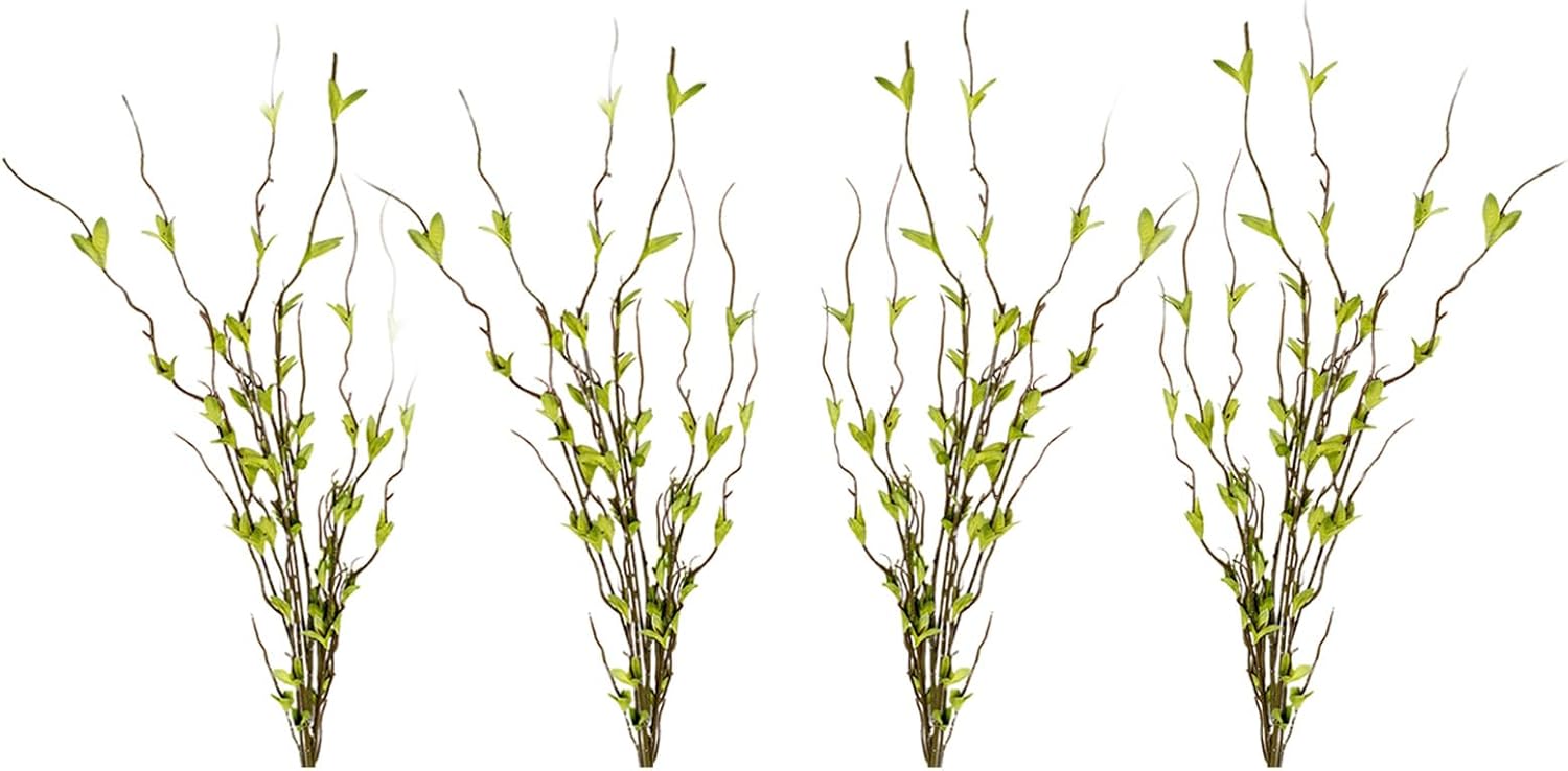 kemengsuer Artificial Willows Branches, 44inch Fake