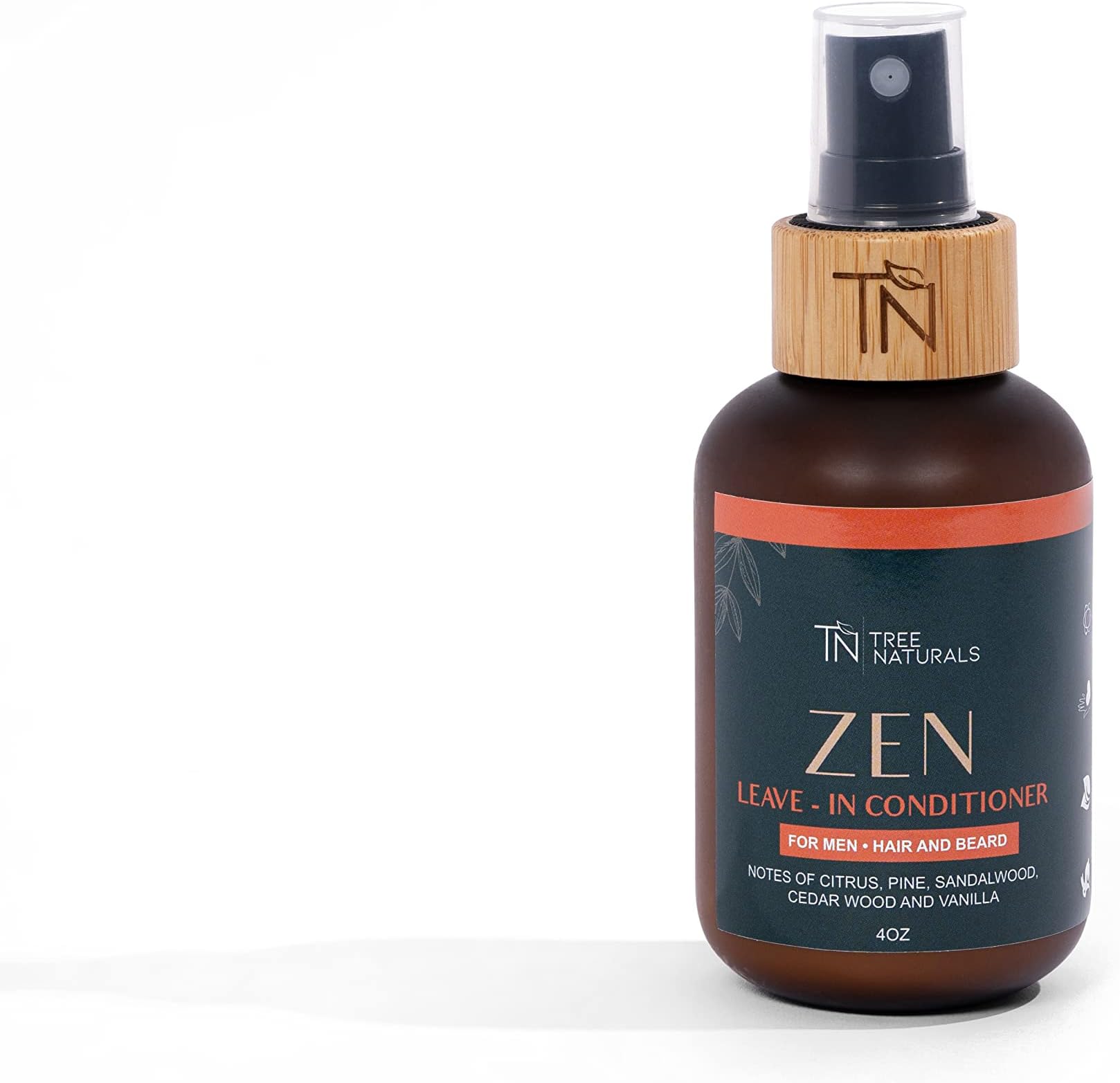 ZEN Beard Spray for Men โ Moisturizing & Soothing Leave-In Conditioner โ Softens Beard, Reduces Itch & Dryness, Promotes Healthy Growth โ Natural, Lightweight & Non-Greasy, 4 oz