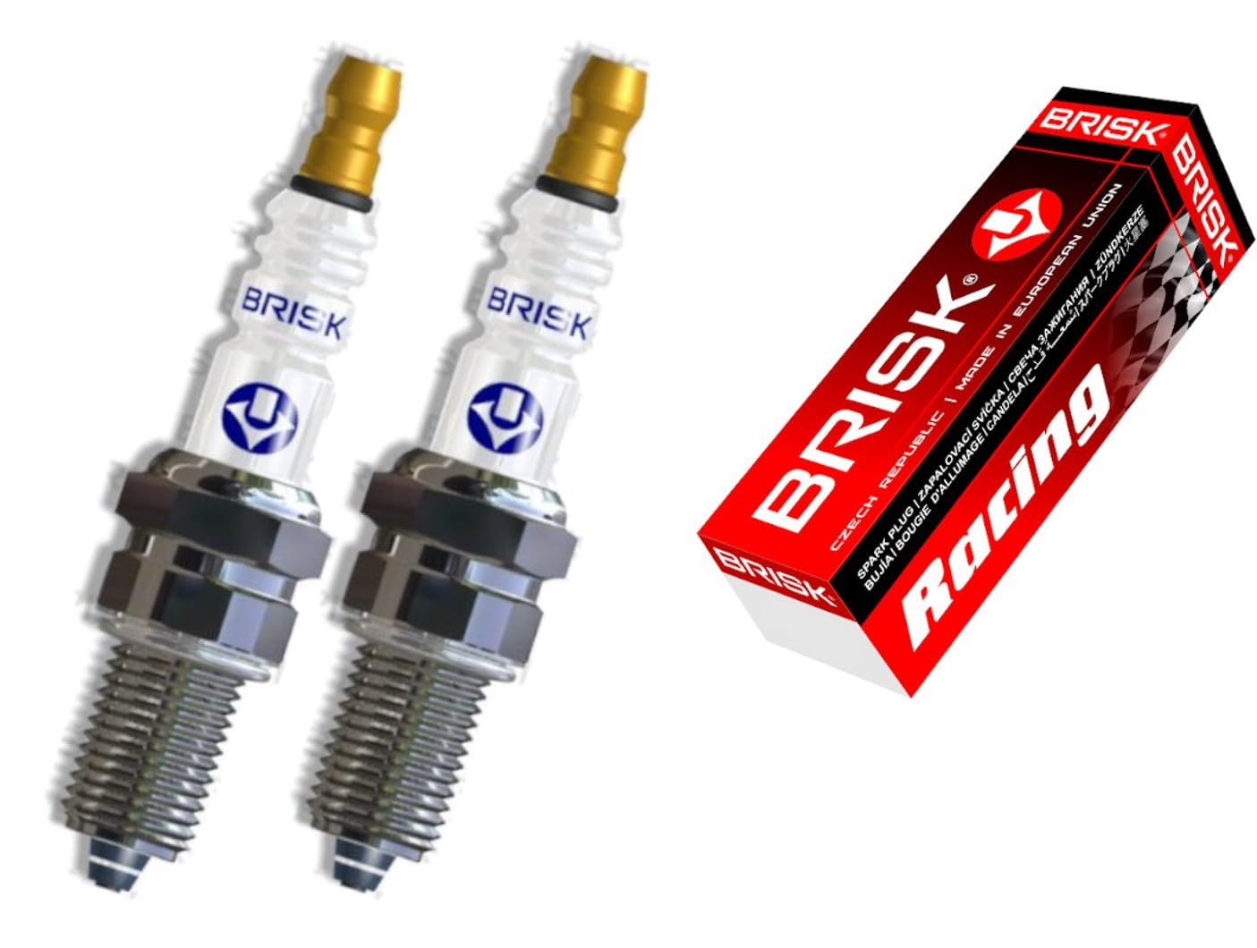 BRISK Premium Racing LR08ZS 1205 Bujías de Encendido, 2 piezas