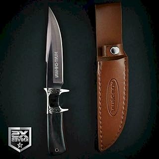Black Wood Ornate Survival Sub Hilt Hunting Fixed Blade Knife 10.25" - S.S. Fixed Knives