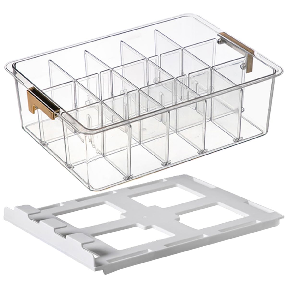 Boîte de rangement design en PET transparent pour lingerie et accessoires