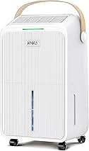 2500 Sq.Ft Dehumidifiers for Home with Drain Hose Max 34 Pints, Dehumidifier for Basement, Bedroom, Bathroom, Large Room, Three Modes, Intelligent Humidity Control, Dry Clothes, 24HR Timer